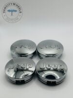 Set Of 4 Jeep Chrome Alloy Wheel Center Caps 63mm, Center Hub Caps For Jeep 63mm