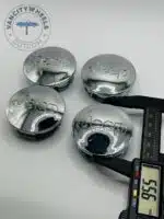 Set Of 4 Jeep Chrome Alloy Wheel Center Caps 56mm, Center Hub Caps For Jeep 56mm - Image 3