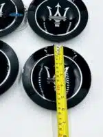 Maserati Ghibli Wheel Center Cap 152mm(58mm) #670013626 - Black, Maserati Wheel Center Caps - Black (Set of 4) - Image 7