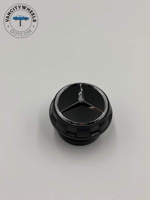 NEW Mercedes S-Class S63 W205 W213 W218 Wheel Center Caps-Black -Set of 4 - (Doesn't Include Aluminium Plates) - Image 4