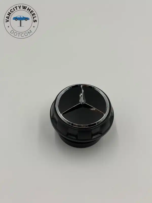 NEW Mercedes S-Class S63 W205 W213 W218 Wheel Center Caps-Black -Set of 4 - (Doesn't Include Aluminium Plates) - Image 4