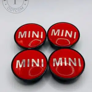 Mini Cooper Red Center Caps