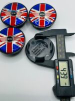 Mini Cooper Hub Center Caps - Set of 4 Silver 54mm - Image 4