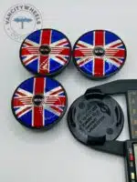 Mini Cooper Hub Center Caps - Set of 4 Silver 54mm - Image 3