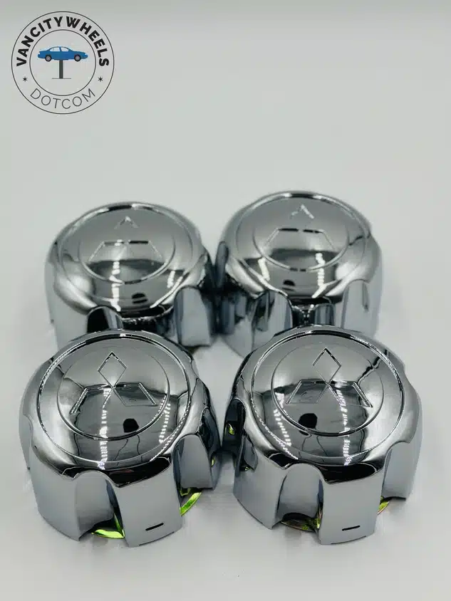 4X New For 1992-2002 Mitsubishi Montero Sport MB816581 Chrome Wheel Center Hub