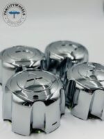 4X New For 1992-2002 Mitsubishi Montero Sport MB816581 Chrome Wheel Center Hub - Image 4