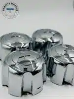 4X New For 1992-2002 Mitsubishi Montero Sport MB816581 Chrome Wheel Center Hub - Image 4