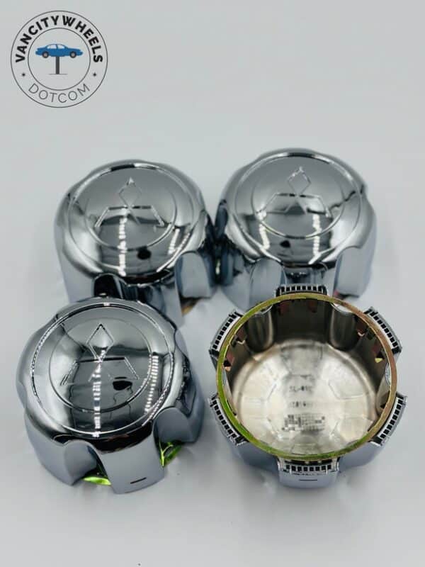 4X New For 1992-2002 Mitsubishi Montero Sport MB816581 Chrome Wheel Center Hub - Image 10