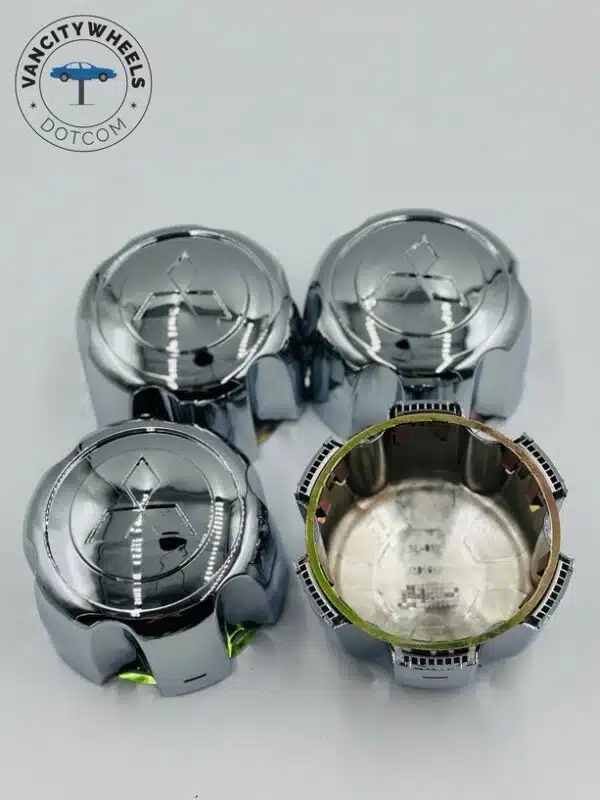 4X New For 1992-2002 Mitsubishi Montero Sport MB816581 Chrome Wheel Center Hub - Image 10