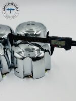 4X New For 1992-2002 Mitsubishi Montero Sport MB816581 Chrome Wheel Center Hub - Image 6