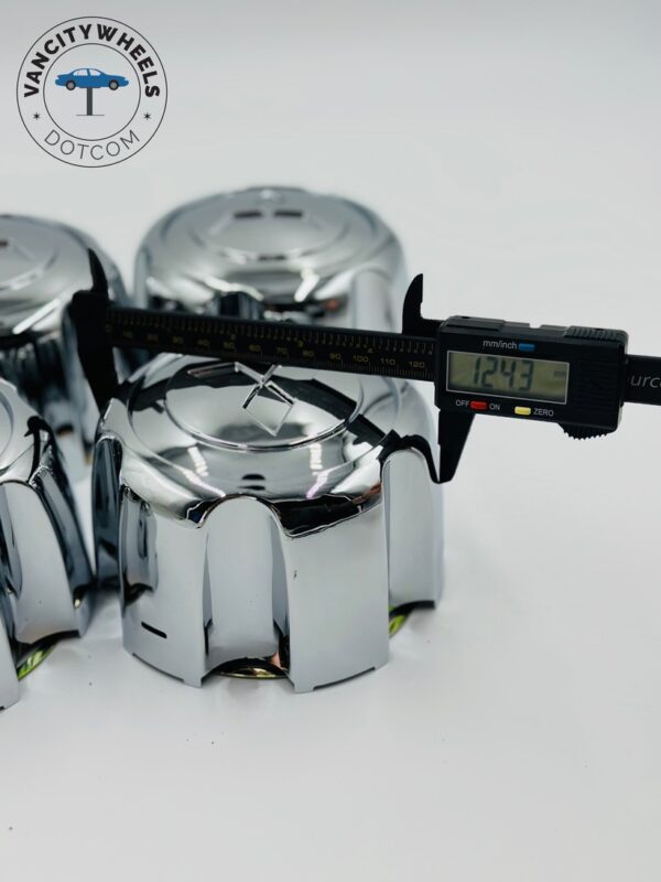 4X New For 1992-2002 Mitsubishi Montero Sport MB816581 Chrome Wheel Center Hub - Image 6