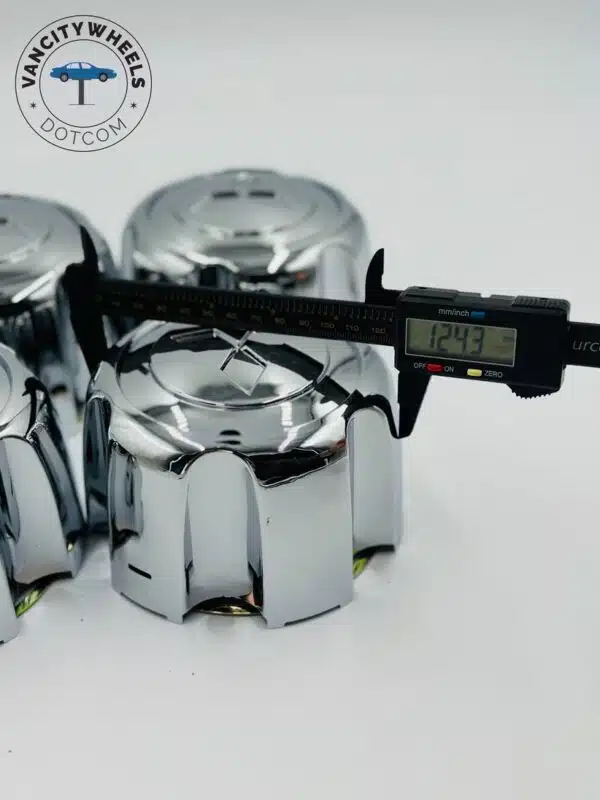 4X New For 1992-2002 Mitsubishi Montero Sport MB816581 Chrome Wheel Center Hub - Image 6