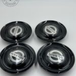 Black Floating Wheel Center Caps For Nissan 183mm (7.22in) - 4pcs