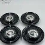 Black Floating Wheel Center Caps For Nissan 183mm (7.22in) - 4pcs