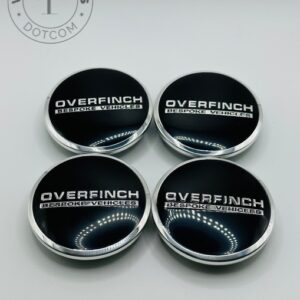 Overfinch 63mm Black Wheel Center Caps