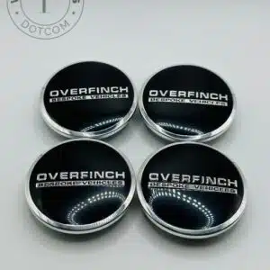 Overfinch 63mm Black Wheel Center Caps