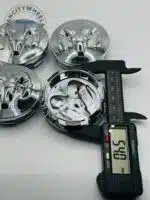 Set Of 4 Dodge Chrome Alloy Wheel Center Caps 63mm, Center Hub Caps For Dodge 63mm - Image 2