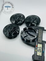 Set Of 4 Dodge Black Alloy Wheel Center Caps 63mm, Center Hub Caps For Dodge 63mm - Image 4