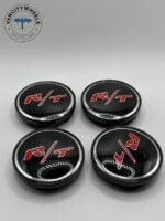 Dodge R/T 60mm Black Wheel Center Caps - 4pc Performance Set - Image 2