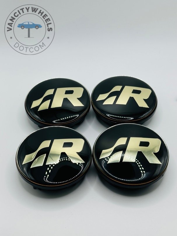 Volkswagen R Wheel Center Caps 65mm