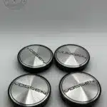 Vossen 60mm Black and Chrome Wheel Center Caps