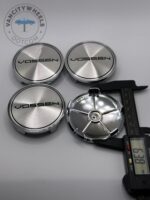 Vossen 68mm Chrome Wheel Center Caps - 4pc Set for Hybrid Forged & CV - Image 4