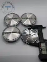 Vossen 68mm Chrome Wheel Center Caps - 4pc Set for Hybrid Forged & CV - Image 4