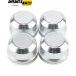 4pcs 45mm 1.78in Trailer Axle Dust Cap for Aftermarket Universal Replacement - 20260007CH