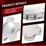 Chevrolet Impala Monte Carlo Wheel Center Caps #9596356 4pcs 114mm 4 8/16in - 20274258SV - Image 3