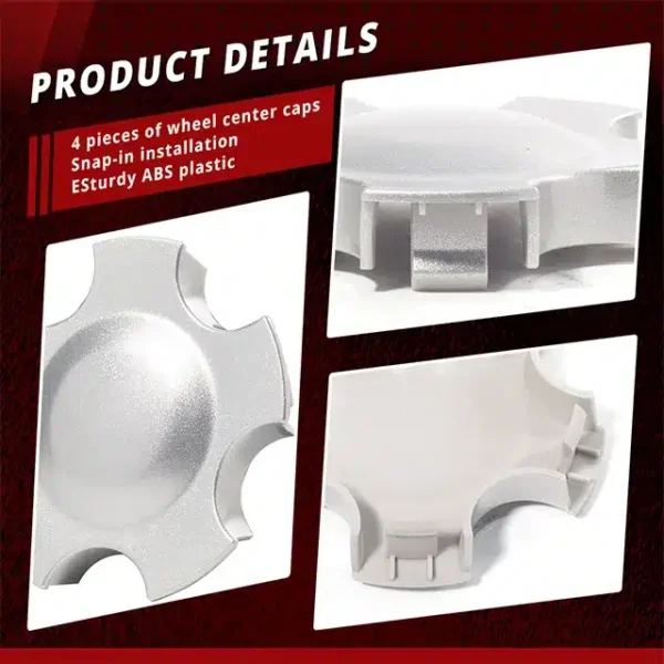 Chevrolet Impala Monte Carlo Wheel Center Caps #9596356 4pcs 114mm 4 8/16in - 20274258SV - Image 3