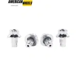 100pcs 13.8mm Universal Chrome Wheel Edge Rivets Nuts for 6.3mm Hole Lip Screw Rivets - 23112231CH - Image 3