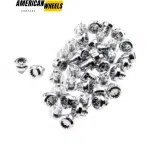 100pcs 12mm Universal Decoration Wheel Rivets Nuts for 7.5mm Bore Rim Lip Rivets - 23112189CH