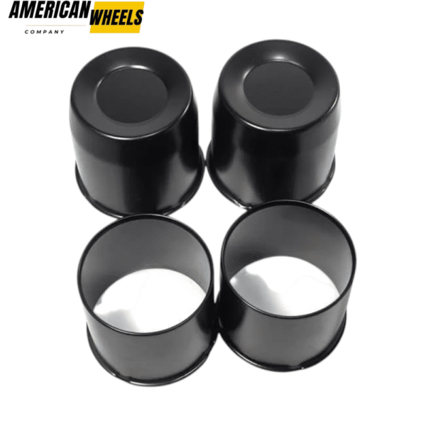 2 Open 2 Closed 5.15in Push Through Center Hub Cap for 5.15in Bore Trailer Rims - 20274362=[74354+74035]x2 - Image 2