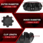 Chevrolet Silverado 2500 HD 3500 HD Wheel Center Caps for GM 18" & 20" Wheels #84894347 178mm - 20274259HB - Image 4