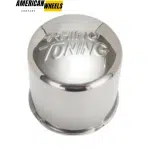RhinoTuning 4.25in Stainless Curved Push-Thru Trailer Center Hub Cap for 4.25in Bore - 20274357 - Image 3