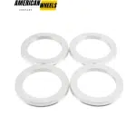 106mm 4.17in ID: 78mm/3.07in Aluminum Hub Centric Rings Brushed Surface Texture - 23137012