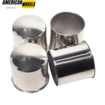 2 Open 2 Closed Top Curved 5.15in Stainless Push Through Center Caps for 5.15" Bore 4.69" Tall - 20274367=[74315+74361]x2 - Image 4