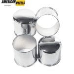 2 Open 2 Closed 4x4 4.25 Push Through Center Caps for 4.25in Center Bore 4.27in Height - 20274363=[74219+74217]x2