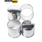 2 Open 2 Closed 4x4 4.25 Push Through Center Caps for 4.25in Center Bore 4.27in Height - 20274363=[74219+74217]x2