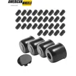 4.88in Push Through Center Caps & 1/2-20 Lug Nuts Sets for Trucks Trailer RVs - 20274414[74073/74167+12228x8]