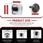 124mm 4.88in Push Through Wheel Center Caps for 4.88in Bore 3.77in H Truck Trailer RV Hub Caps - 20260022CH=[74073+20970] - Image 5