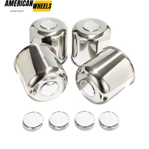 5.15in Push Thru Stainless Hub Center Caps for 5.15in Center Bore,4.49in Height - 20274605=[74316+74249]x4 - Image 2