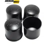 RhinoTuning 4.25in Stainless Curved Push-Thru Trailer Center Hub Cap for 4.25in Bore - 20274357 - Image 2