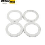 108mm 4.25in ID: 78mm 3.07in High-Quality Silver Aluminum Alloy Hub Centric Ring - 23137015