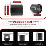 2 Open 2 Closed 4.25in Push Through Center Hub Cap fit 4.25" Dia Bore 4x4 Hub - 20274310MB=[74034MB+74217MB]x2 - Image 2