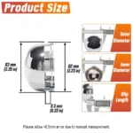 Toyota 4Runner Sequoia Tundra Tacoma Wheel Center Caps #PTR20-34071 85mm 3.35in 4pcs - 20272048 - Image 6