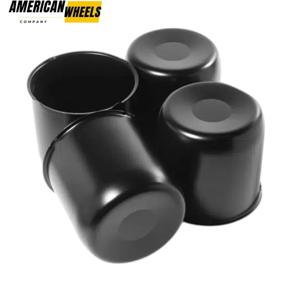 Stainless Corrosion Resistant 4.88in Push Thru Trailer Wheel Center Caps for 4.88in Bore RV Truck Rims - 20274358 - Image 2