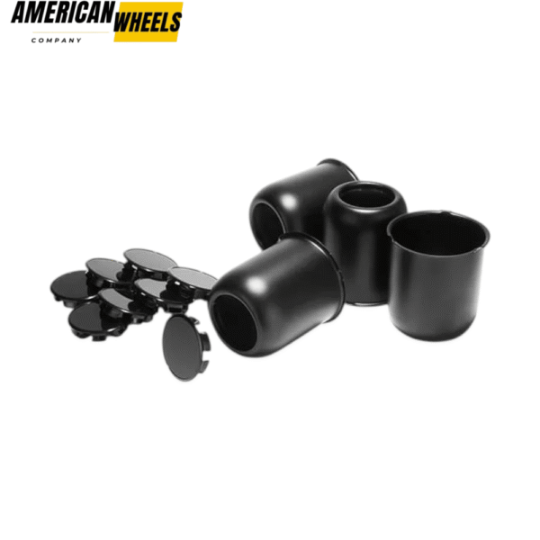 3.19in Removable Top Cap Stainless Push Thru Wheel Center Cap for 3.19in Bore 3.26in Tall - 20274601=[74304+74249]x4 - Image 3