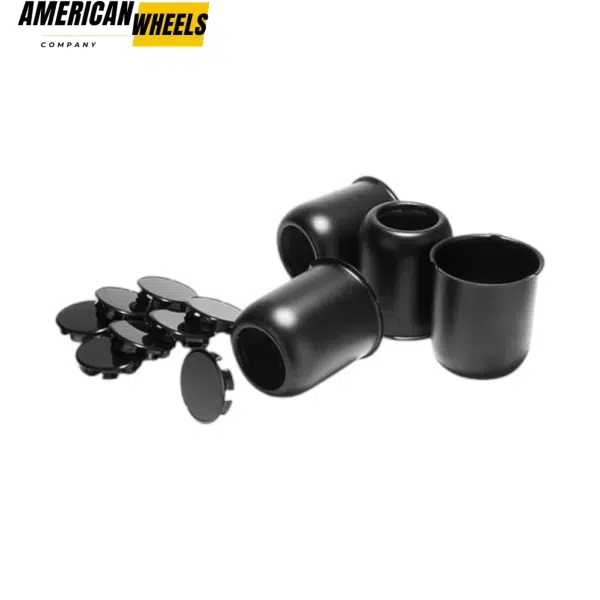 3.19in Removable Top Cap Stainless Push Thru Wheel Center Cap for 3.19in Bore 3.26in Tall - 20274601=[74304+74249]x4 - Image 3