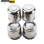 5.15in Push Thru Wheel Center Caps 2x Detachable Top Cap 2x Closed for Trailer Hub Cap - 20274324=[74316+74308]